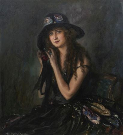 Miss America 1924 by Nikola Michailow - Auction record, sale price, and art valuation. Compare with similar artists and explore comparable artworks.
