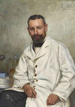 Portrait of the surgeon Prof. Dr. Noesschke, Dresden