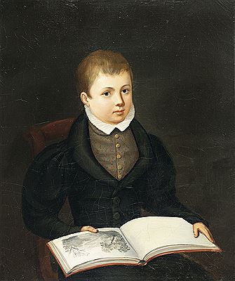 Boy with sketchbook