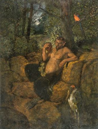 Pan in a forest idyll