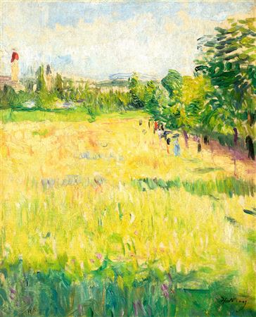 Sunlit Landscape of Nagybánya, c. 1907