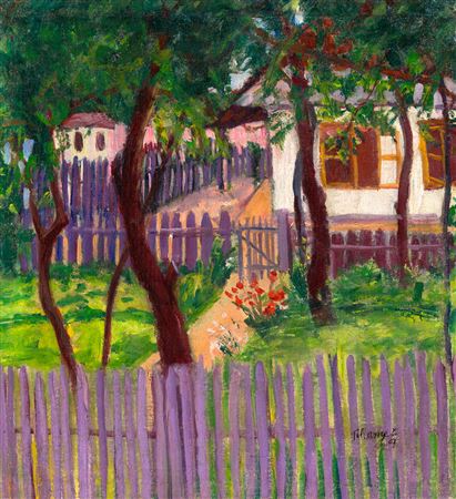 Sample artwork by Janos Lajos Tihanyi (1892 - 1957), known for painting - View similar artists and auction records