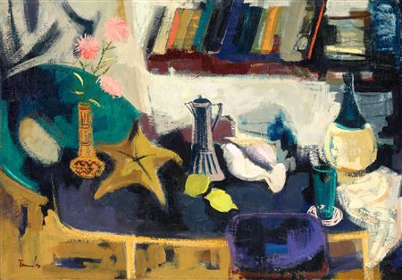 Still-Life with Starfish (Chianti), c. 1965