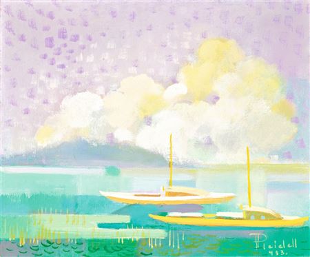 Summer, Lake Balaton, 1983