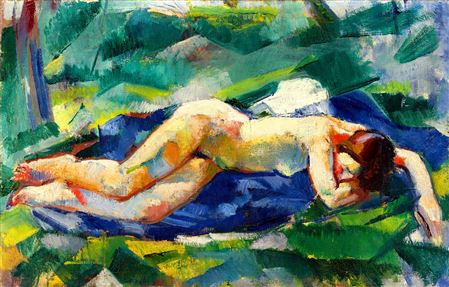 Reclining Nude in Open Air, c. 1929