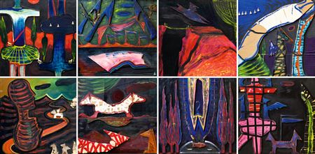 Sample artwork by El Kazovszkij (1948 - 2008), known for painting - View similar artists and auction records