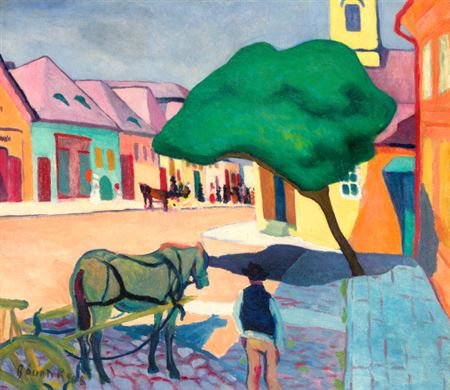 Sample artwork by Rezso Balint (1885 - 1945), known for painting - View similar artists and auction records