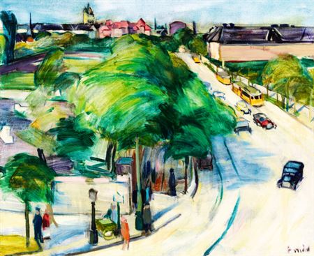 Town Scene (Spring)