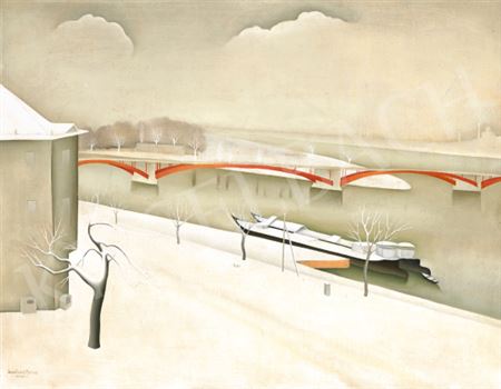 Sample artwork by Barna Basilides (1903 - 1967), known for painting - View similar artists and auction records