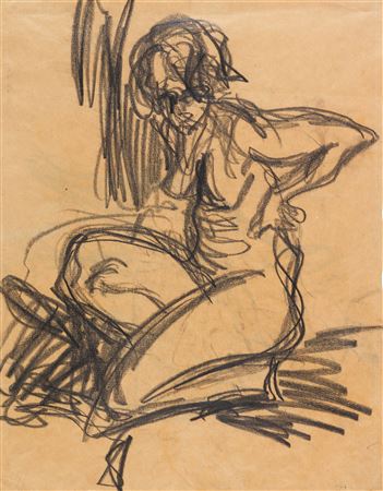 Kneeling nude. 1905/06.