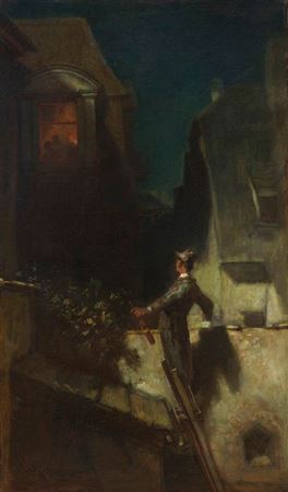 München Der Mondscheingeiger. Ende 1840s