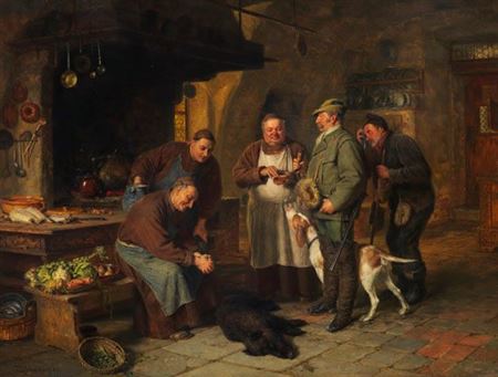 Ein guter Braten. 1889