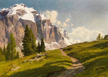 Piz Boè / Sella Gruppe. 1940.
