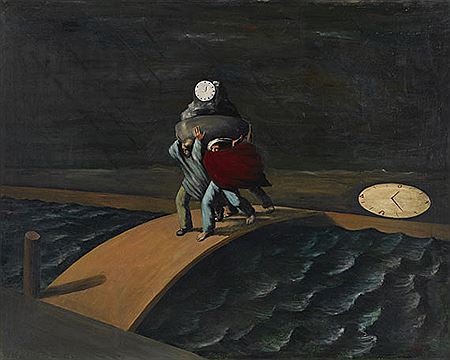 Sample artwork by Edgar Ende (1901 - 1965), known for surrealist paintings featuring dreamlike imagery and symbolic compositions - View similar artists and auction records