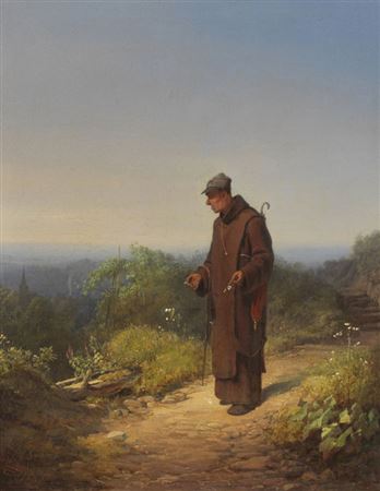 Mönch ("Sie liebt mich von Herzen, ein wenig..."), 1848