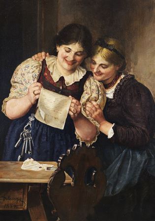Der Liebesbrief, 1884.