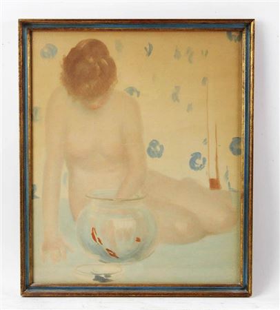Nude with Fishbowl
