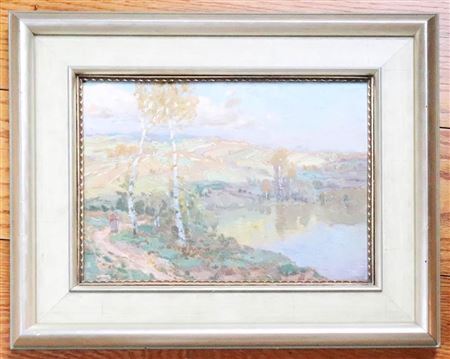 Landscape with Lake and Mountains