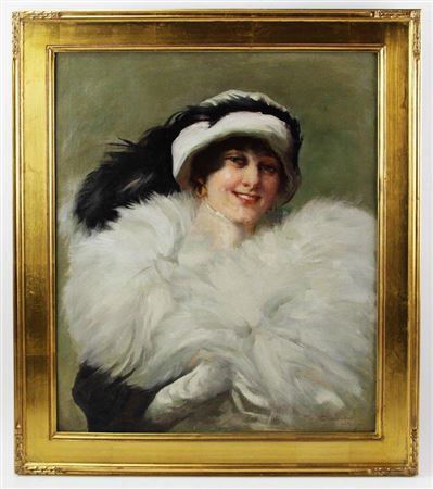 Lady with Fur Coat