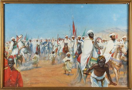 Entry of the German delegation into Fez, Count von Tattenbach 1905