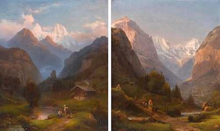 Sample artwork by Joseph Mayer-Attenhofer (1806 - 1885), known for painting - View similar artists and auction records