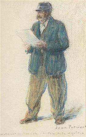 "The general mobilization, reading of the dispatch "