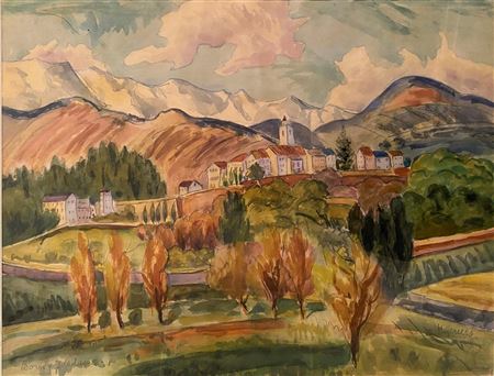 Landscape in Bourg Madame