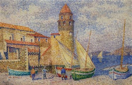 The port of Collioure,1940