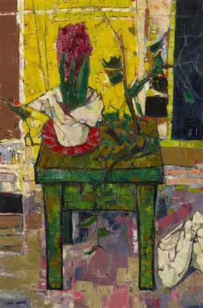 Still Life with a Green Table