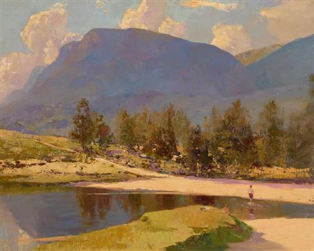 Coxs River Crossing 1959 by Rubery Bennett - Auction record, sale price, and art valuation. Compare with similar artists and explore comparable artworks.