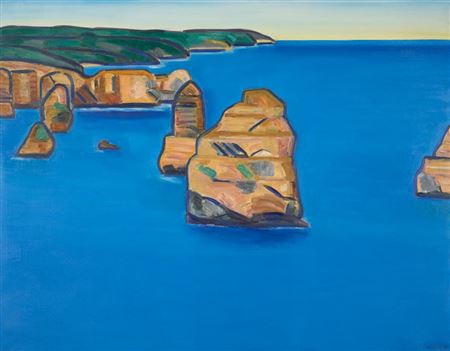 Sample artwork by Jeffrey Thomas Makin (Born 1943), known for painting - View similar artists and auction records