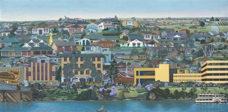 Sample artwork by Ken Searle (Born 1951), known for painting - View similar artists and auction records