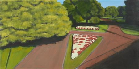 Public Park: Begonias (Like Meat) 1998 by Kristin Headlam - Auction record, sale price, and art valuation. Compare with similar artists and explore comparable artworks.