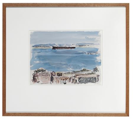 Oil Tanker, from Botany Cemetery 2009 by Tom Carment - Auction record, sale price, and art valuation. Compare with similar artists and explore comparable artworks.