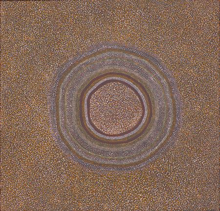 Ankerre (Emu) Dreaming by Violet Petyarre - Auction record, sale price, and art valuation. Compare with similar artists and explore comparable artworks.