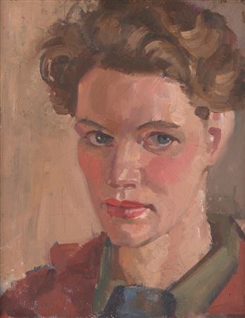 Self Portrait in Red Jacket