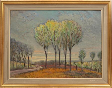 View of countryside at the roadside
