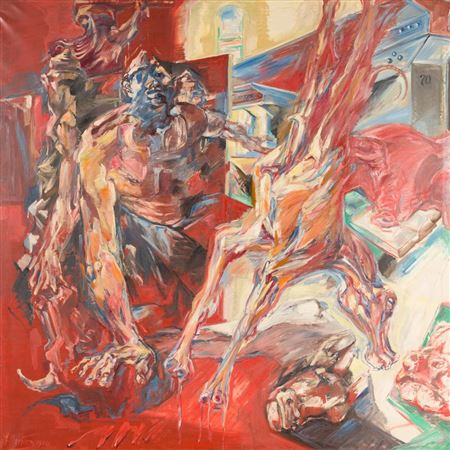 Sample artwork by Fritz Martinz (1924 - 2002), known for figure painting, nudes - View similar artists and auction records