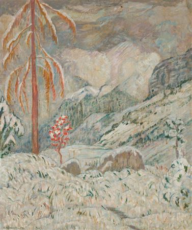 Fresh Snow in Autumn