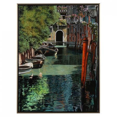 Venice Canal by Guido Borelli - Auction record, sale price, and art valuation. Compare with similar artists and explore comparable artworks.
