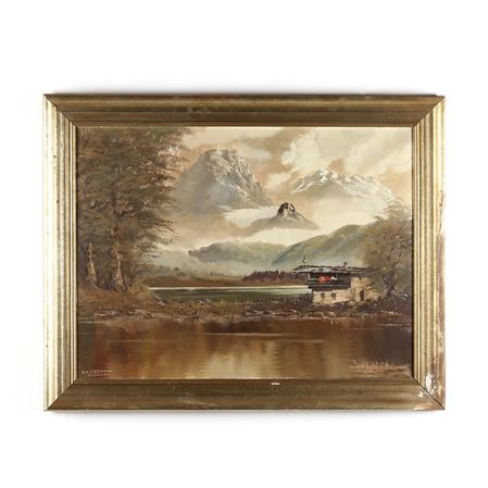 Alpine Lake by Karl Gatermann the Younger - Auction record, sale price, and art valuation. Compare with similar artists and explore comparable artworks.