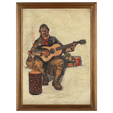 Sample artwork by Herbert Andrew Paus (1880 - 1946), known for cartooning, freelance magazine illustration, advertising art - View similar artists and auction records