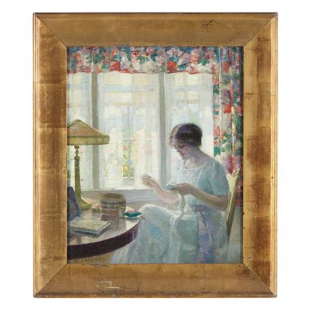 Woman Sewing