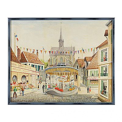 Carnival in a Town Square