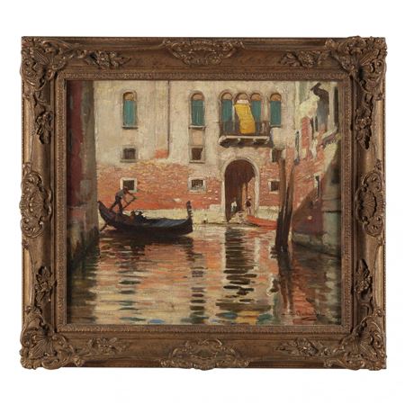 Venetian Canal Scene