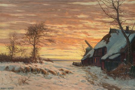 Sample artwork by Paul Muller-Kaempff (1861 - 1941), known for landscape painting - View similar artists and auction records