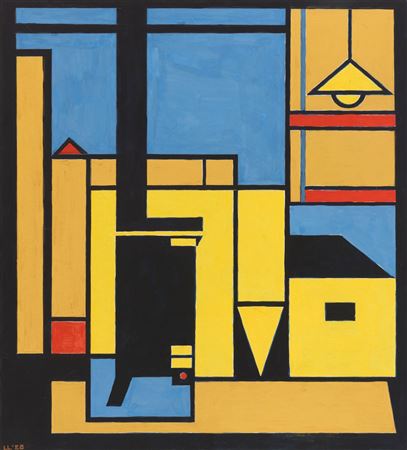 Untitled (Lampe und Ofen)
