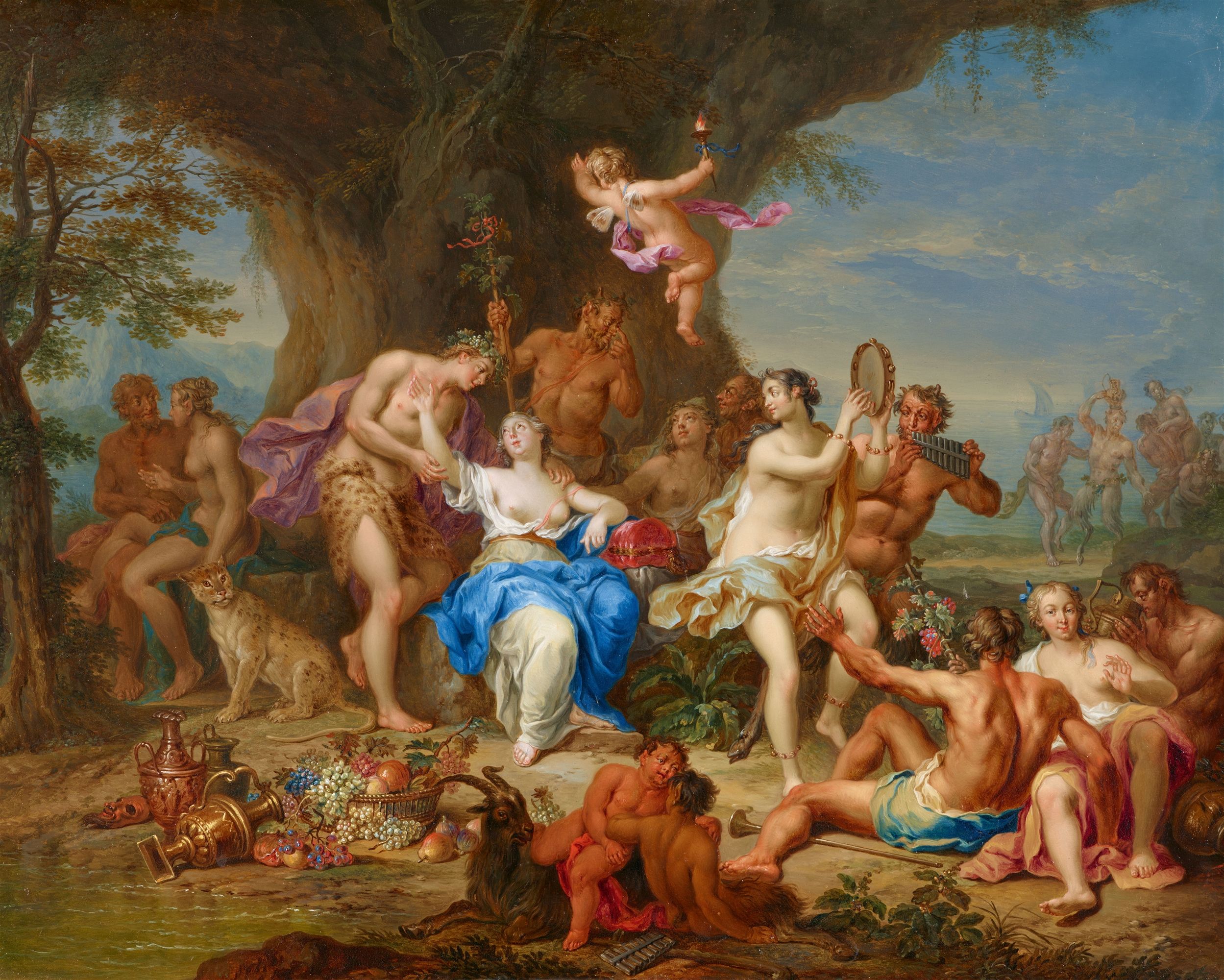 Bacchus and Ariadne on Naxos & King Oeneus Swearing Allegiance to Bacchus (2)