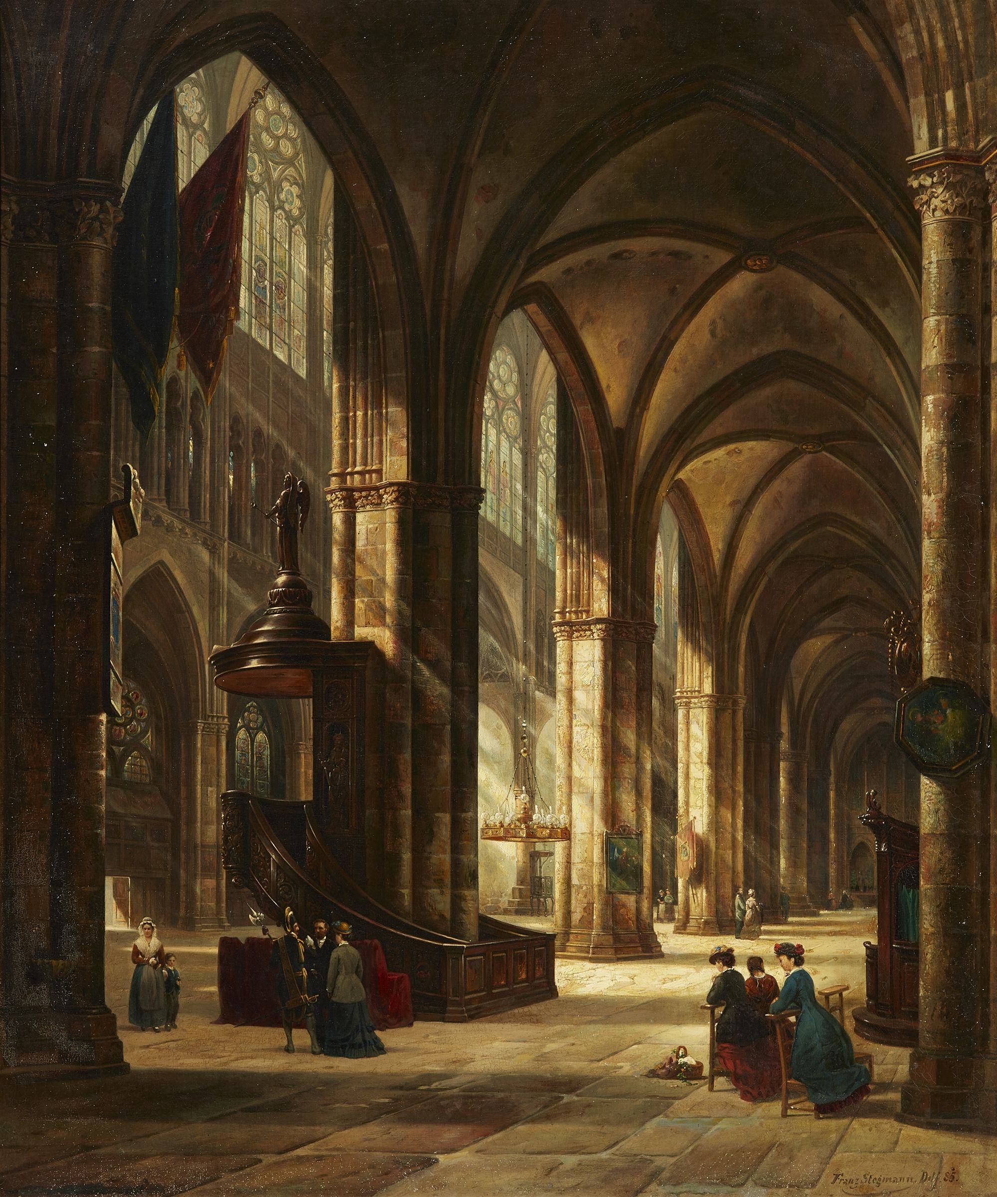 Interior of Metz Cathedral