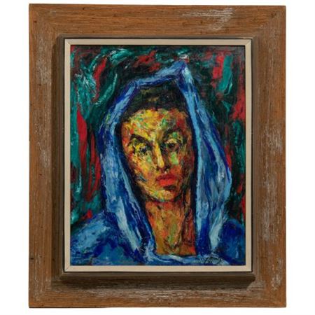 "BLUE SHAWL"